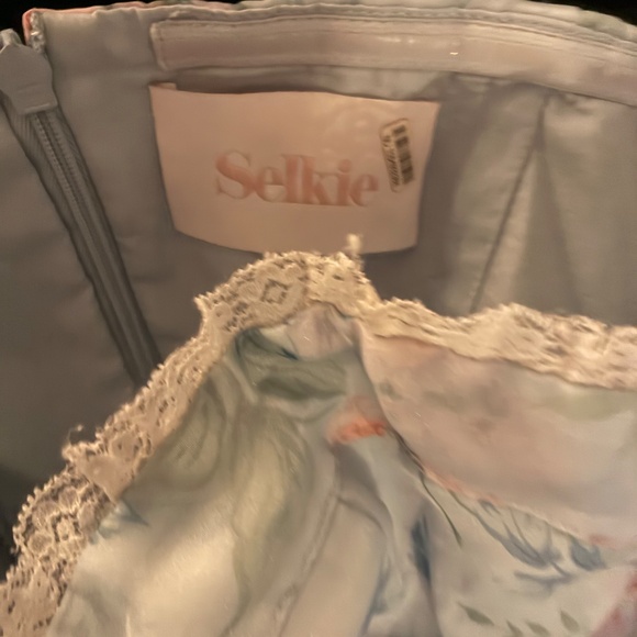 Selkie Strapless Pastel Floral Dress - Picture 10 of 13